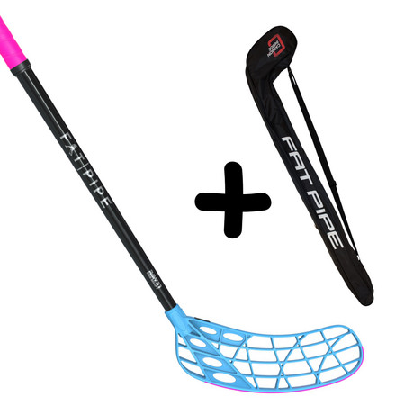 Fat Pipe RAW 31 CTRL SLICKS FH2 + Stickbag Set floorball stick with bag