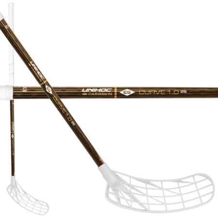 Unihoc UNILITE CARBSKIN Curve 1.0º TI 26 Floorball Schläger
