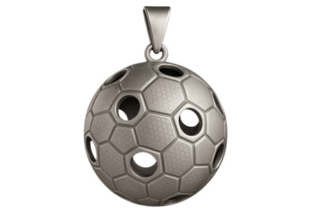 FLOORBEE Hexa Torpedo Silver Floorball Anhänger