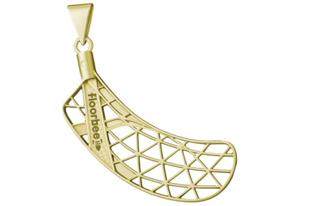 FLOORBEE BOMBER blade pure gold Florbalový přívěšek