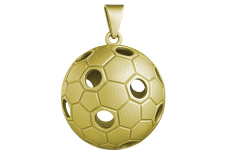 FLOORBEE Hexa Torpedo gold Florbalový přívěšek