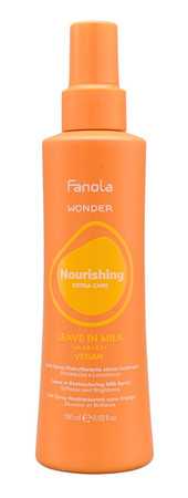 Fanola Wonder Nourishing Leave-In Milk Spray Hydrating spray milk for shine, softness, and hair nourishment