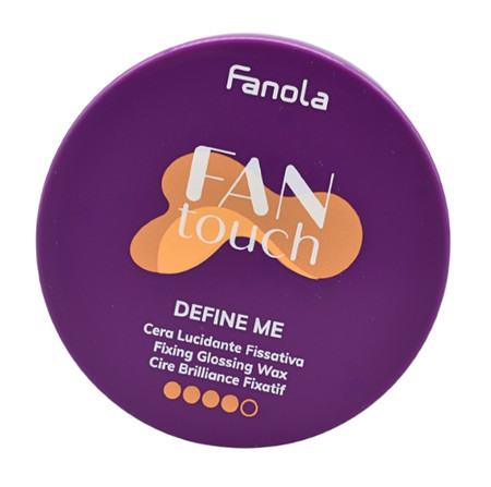 Fanola Fan Touch Fixing Glossing Wax modelační lesklý vosk s flexibilní fixací