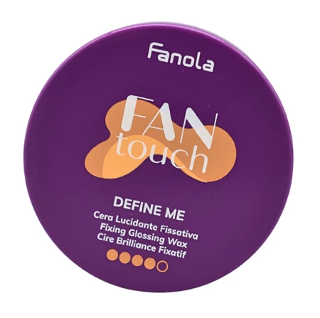 Fanola Fan Touch Fixing Glossing Wax Shiny molding wax with flexible hold