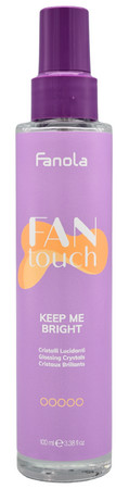 Fanola Glossing Crystals shine spray to repair damaged hair