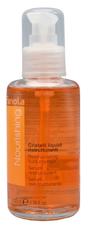 Fanola Nourishing Restructuring Fluid Crystals tekuté krystaly pro krepaté a kudrnaté vlasy