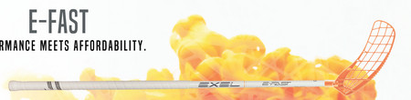 Exel E-FAST WHITE 2.3 OVAL SB Floorball stick