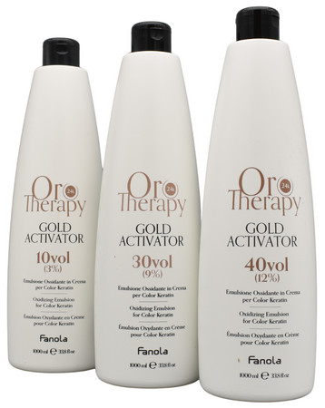 Fanola OroTherapy Gold Activator krémový vyvíjač