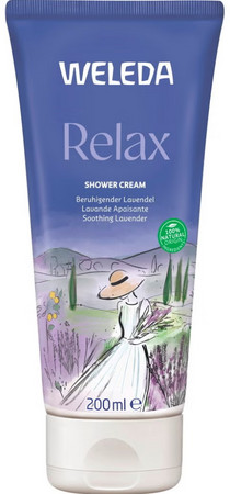 Weleda Relax Shower Cream aromatherapy relaxing shower cream