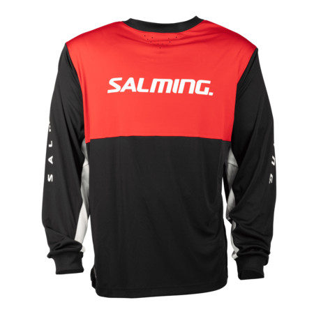 Salming Goalie Jersey React Red/Black Floorball Torwarttrikot