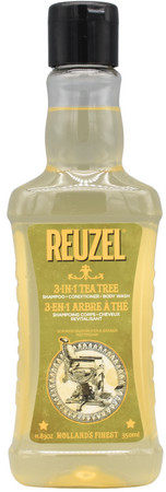 Reuzel 3-In-1 Tea Tree Shampoo Shampoo für Haare, Gesicht und Körper