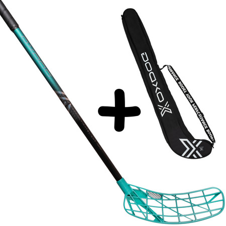 Oxdog ULTIMATELIGHT HES 27 TQ ROUND MBC + Stickbag Set florbalky s vakem