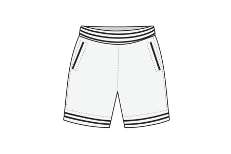 FLOORBEE Basic Uniform Shorts Sublimation shorts