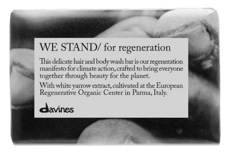 Davines We Stand For Regeneration Hair & Body Wash Solid shampoo for hair and body