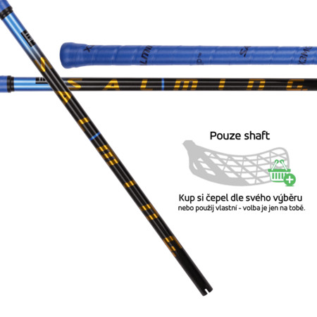Salming P-series Carbon Impact F29 Black/Blue Shaft florbalové hole