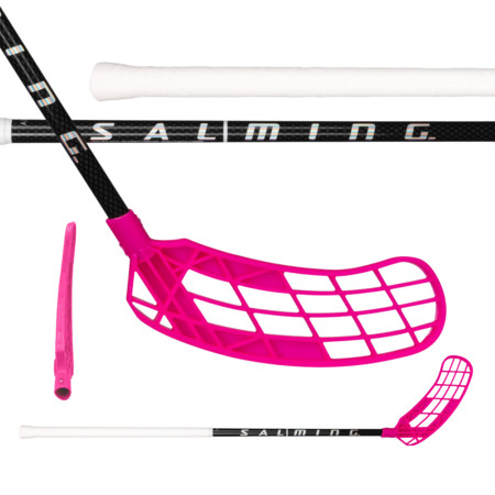Salming Q-series Aero Quest1 F27 Black/Silver Florbalová hokejka