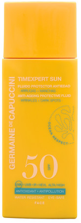Germaine de Capuccini Fluido Protector Antiedad SPF50 Sonnenemulsion mit Anti-Age-Wirkung und SPF 50