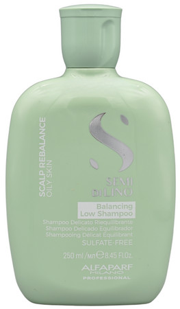 Alfaparf Milano Semi Di Lino Scalp Renew Balancing Low Shampoo Shampoo für fettige Kopfhaut