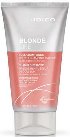 Joico Blonde Life Treatment Blonde Life Color Enhancing Masque – Rose Champagne tónovací maska pro jemné růžovo-broskvové tóny