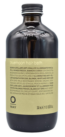 Oway Blondeway Bluemoon Hair Bath Aufhellendes Shampoo für blondes, graues & weißes Haar