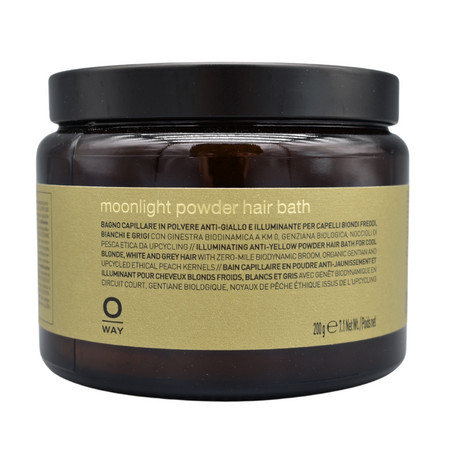 Oway Blondeway Moonlight Powder Hair Bath Pudershampoo für blondes Haar