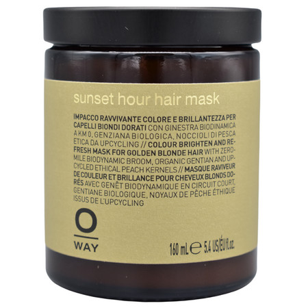 Oway Blondeway Sunset Hour Hair Mask starostlivosť o farbu a lesk zlatistých blond vlasov