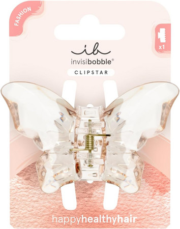 Invisibobble Clipstar M Diamond Butterfly Haarclip mit Schmetterling und Diamant-Effekt