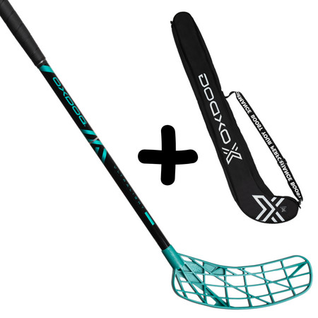 Oxdog ULTRALIGHT HES 31 TQ ROUND MB + STICKBAG Set florbalky s vakem