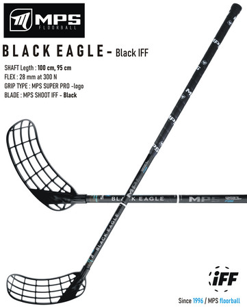 MPS BLACK EAGLE Black Florbalová hůl