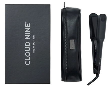 Cloud Nine The Wide Iron with Revive Black breites Eisen für langes, kräftiges und dickes Haar