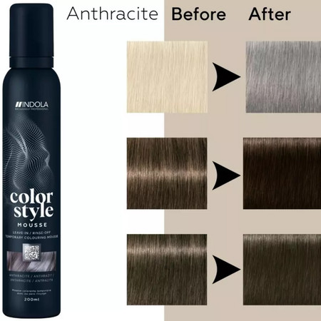 Indola Color Style Mousse Färbungsmousse für Styling und Färbung in 1 einfachen Schritt