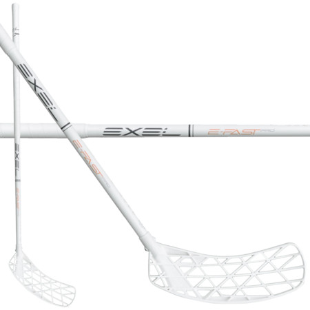 Exel E-FAST PRO WHITE 2.9 ROUND MB Floorball stick