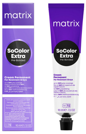 Matrix SoColor Pre-Bonded Extra Coverage Permanent Color extra coverage permanent color for gray hair