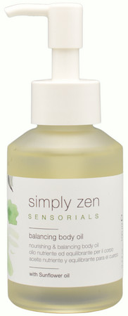 Simply Zen Sensorials Balancing Body Oil telový olej s harmonizujúci drevitou vôňou
