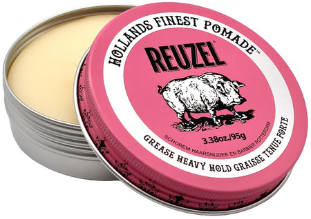 Reuzel Pink Pomade Grease Heavy Hold Haarpomade mit starkem Haltung