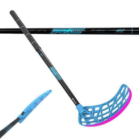 Fat Pipe Raw Concept 27 Ctrl Slicks Bb/Pink Fh2 Florbalová hůl