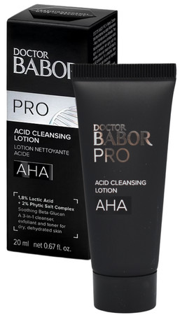 Babor Doctor Pro AHA Acid Cleansing Lotion cleansing milk, peeling and toner 3 in 1