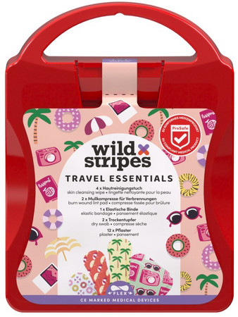 Foamie Wild Stripes First Aid Kit Travel sada cestovních potřeb
