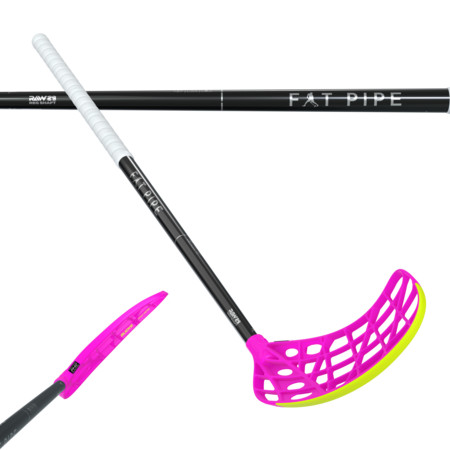 Fat Pipe Raw Concept 29 Ctrl Slicks Fh2 Le Pink Floorball schläger
