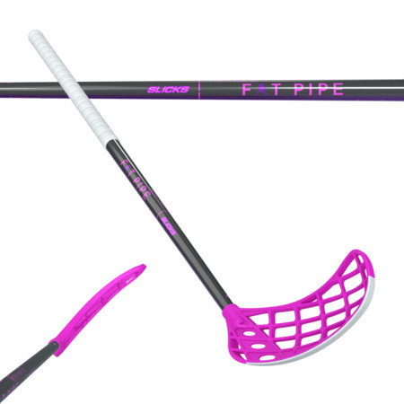 Fat Pipe Raw Slicks 29 Ltd. oval Floorball schläger