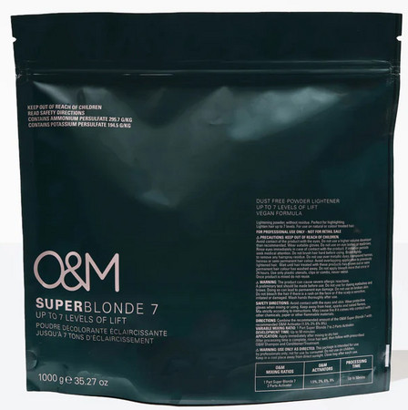 O&M Bleach Super Blonde 7 růžovy zesvětlovač