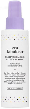 EVO Fabuloso Fabuloso Platinum Blonde Toning Mist sprej pro neutralizaci žlutých tónů