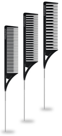 Framar Dream Weaver Combs Black set tří hřebenů
