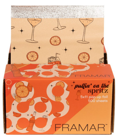 Framar Pop Up Foil Puttin' On the Spritz barevné fóliemi s motivem oranžového spritzu