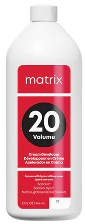 Matrix SoColor Cream Oxidant krémový vyvíječ