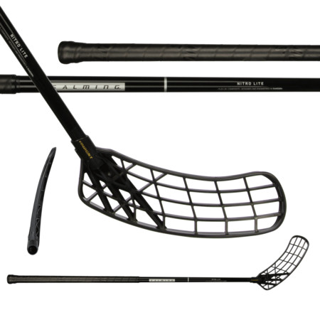 Salming Nitrolite Trident 29 Black/Silver Floorball schläger