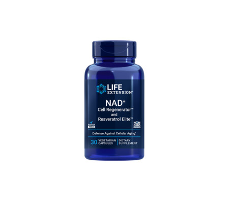 Life Extension NAD+ Cell Regenerator™ and Resveratrol Elite™ Nahrungsergänzungsmittel mit NR und Resveratrol