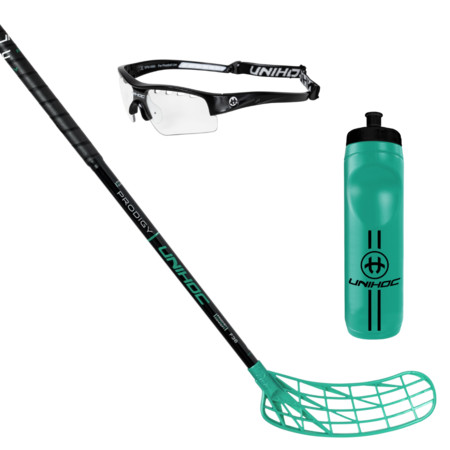 Unihoc UNILITE PRODIGY FL 36 + bottle & goggles Dětský florbalový set