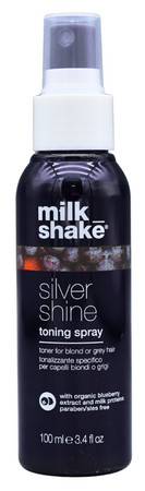 Milk_Shake Silver Shine Toning Spray tónovací sprej pro blond a šedivé vlasy