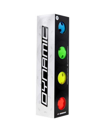Unihoc Basic Ball DYNAMIC 4-pack colour Floorball ball set